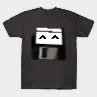 Degraded floppy smiley T-Shirt